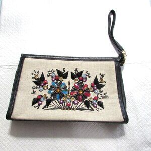 ORIGINAL COLLINS OF TEXAS Embellished Wristlet or Clutch Purse